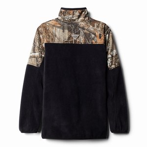 Columbia PHG™ Overlay Half Zip Skinna Pullover Pojkar Svarta/Camo (AQDUX5842)